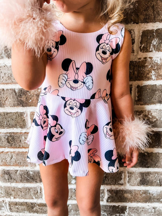 Miss Mouse Faces Brielle Romper